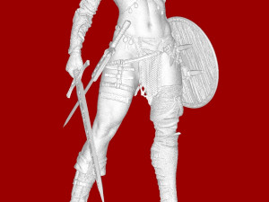 Red Sonja 3D Print Model