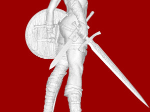 Red Sonja Model Cetak 3D