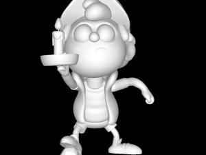 Dipper-gravity-falls-yugeshsandhi 3D Print Model