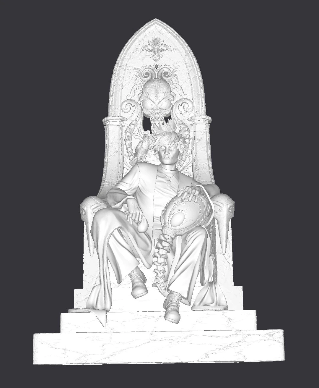 Sandman 3D Print Model .c4d .max .obj .3ds .fbx .stl .blend 