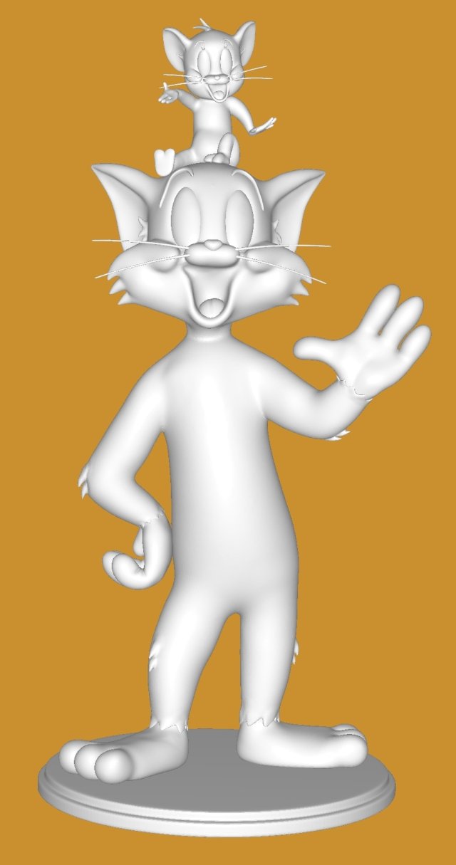 Tom and jerry Modelo de impresión 3D .c4d .max .obj .3ds .fbx .stl .blend 