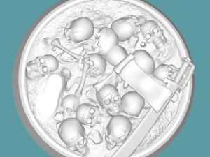 Skeleton Pirate 3D Print Model