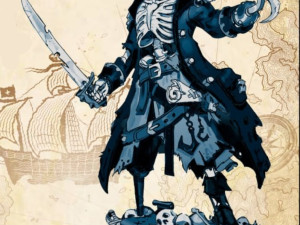Skeleton Pirate 3D Print Model