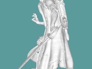 Zombie Pirate 3D Print Model