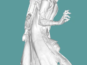 Zombie Pirate 3D Print Model