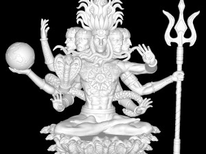 Shiva as Infinite Consciousness 3D Print Model