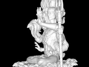 Shiva as Infinite Consciousness 3D Print Model