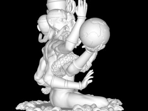 Shiva as Infinite Consciousness 3Dプリントモデル