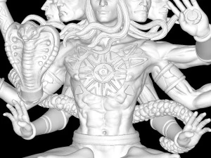 Shiva as Infinite Consciousness 3D Print Model