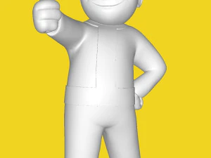 वॉल्टबॉय 3D प्रिंट मॉडल