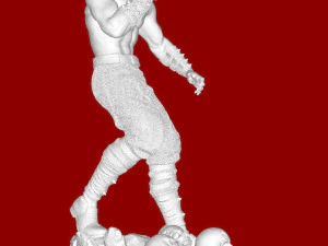 Liu Kang 3D Print Model