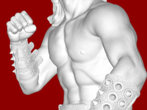 Liu Kang 3D Print Model