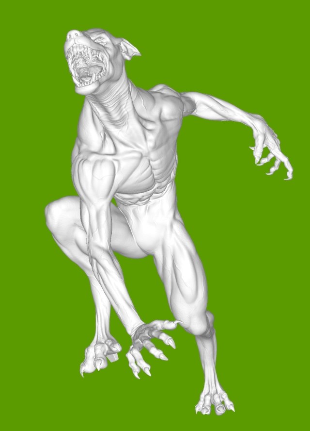 Lupin Werewolf Harry Potter 3D 打印模型 .c4d .max .obj .3ds .fbx .stl .blend 