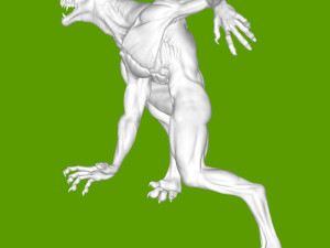 Lupin Werewolf Harry Potter 3D 打印模型
