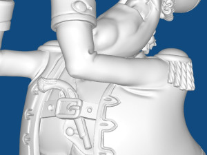 Captain Smiollett Model Cetak 3D