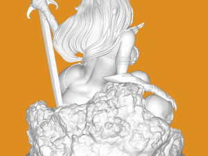 Red Sonja 3D 프린트 모델
