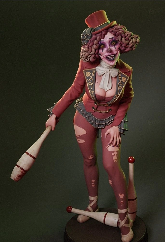 Ringmistress 3D Print Model .c4d .max .obj .3ds .fbx .stl .blend 