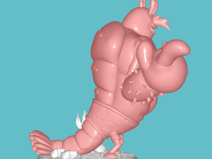 Larry The Lobster 3D Print Model