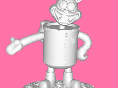 Sandy Cheeks Model Cetak 3D