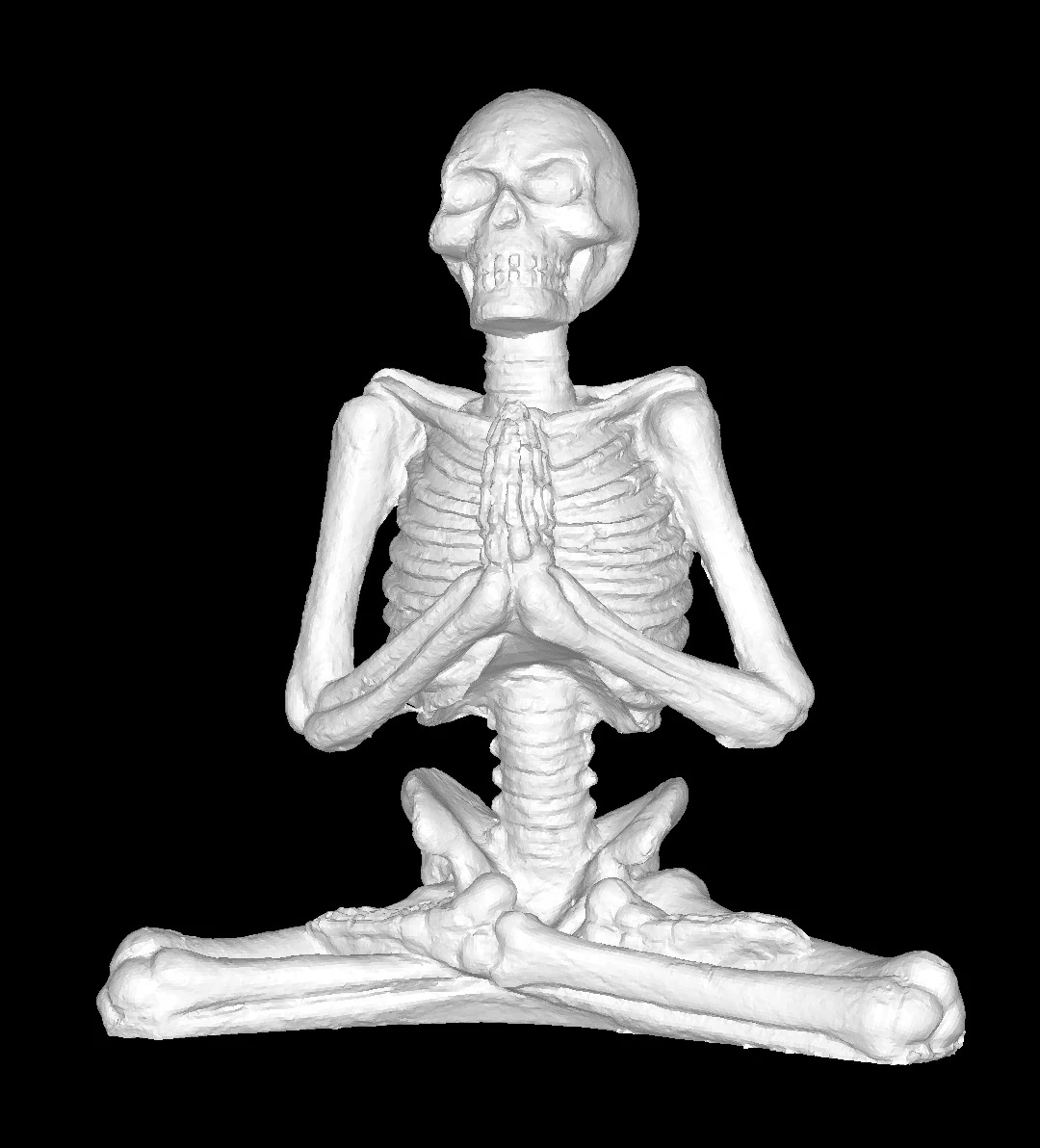 Yoga-skeleton 3D Print Model .c4d .max .obj .3ds .fbx .stl .blend 
