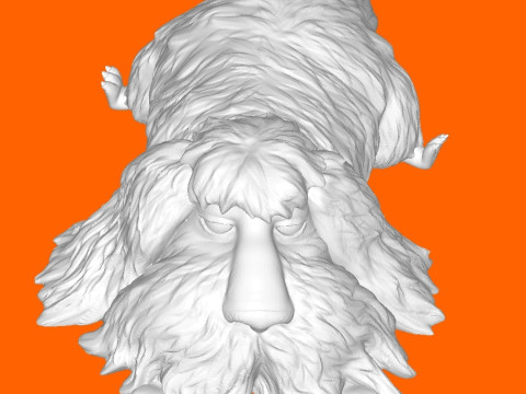 Shaggy dog 3Dプリントモデル