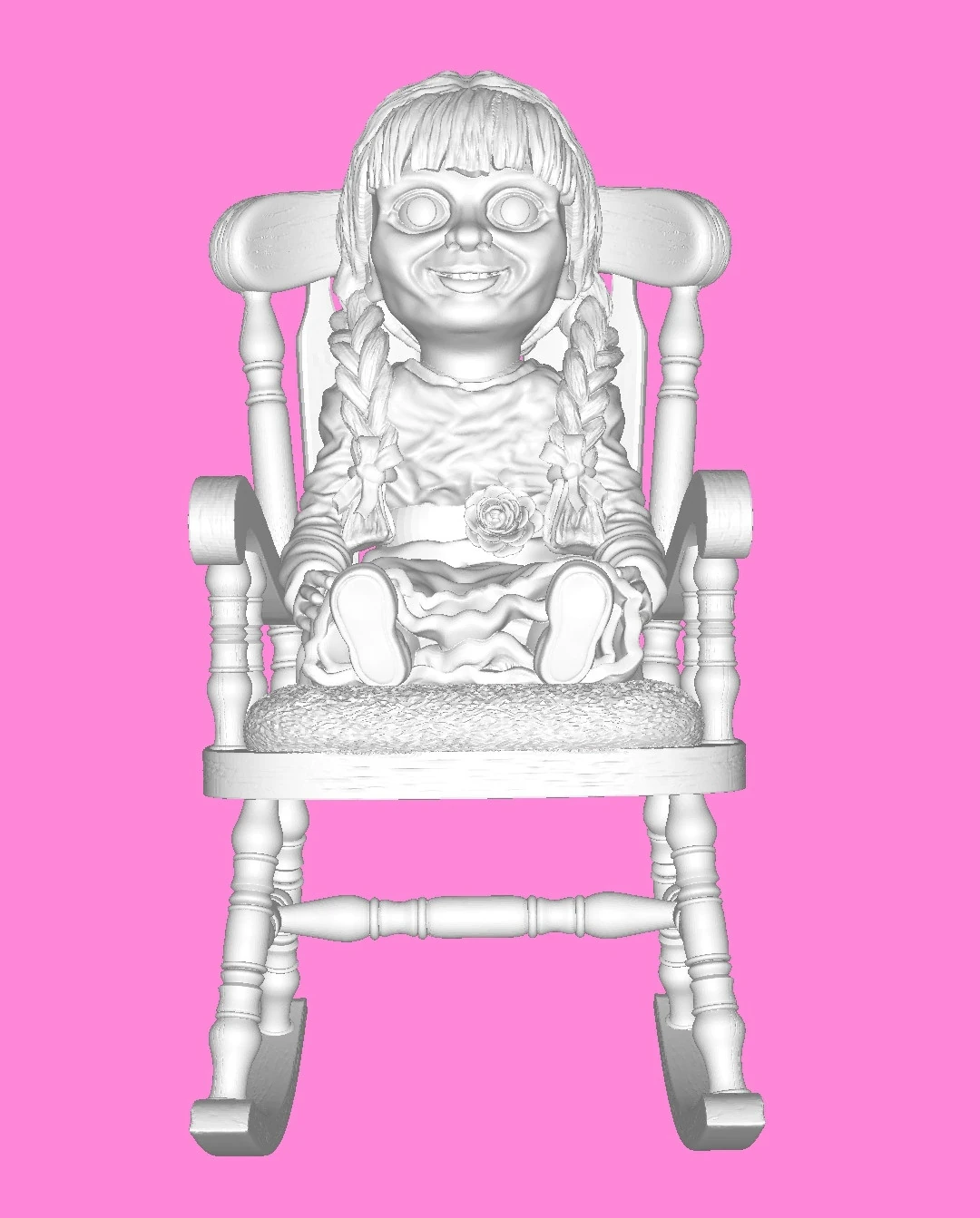 Annabelle 3D Print Model .c4d .max .obj .3ds .fbx .stl .blend 