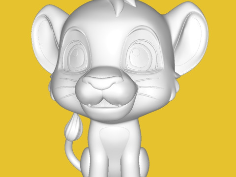 Simba 3D Print Model