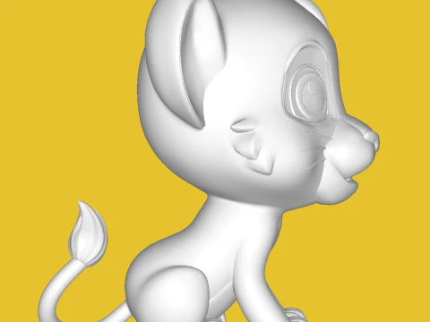 Simba 3D Print Model