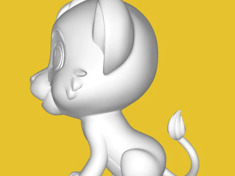 Simba 3D Print Model