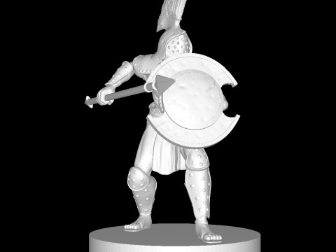 Gladiator 3D प्रिंट मॉडल