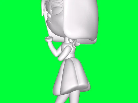घृणा 3D प्रिंट मॉडल