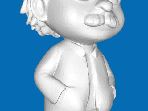 Albert Einstein 3Dプリントモデル