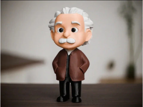 Albert Einstein 3D Print Model