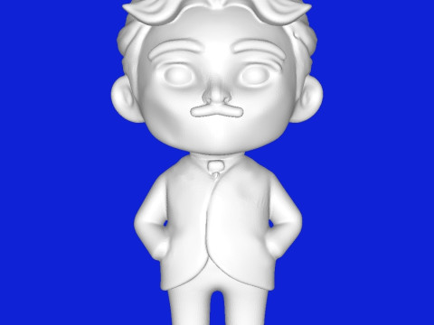 Nikola Tesla 3D प्रिंट मॉडल