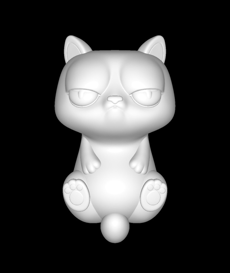 JewelCat 3D 打印模型 .c4d .max .obj .3ds .fbx .stl .blend