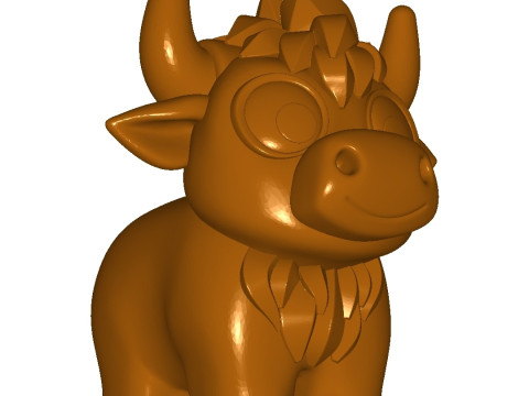 Highlandcow 3D Baskı Modeli