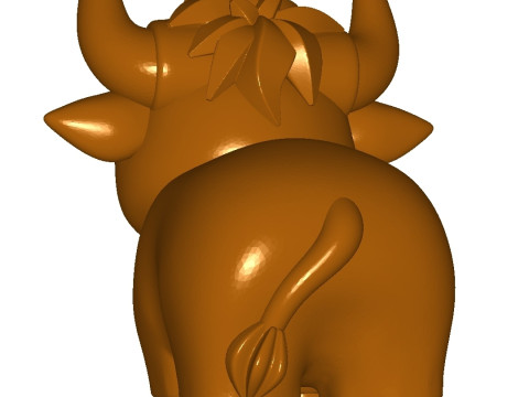 Highlandcow 3D Baskı Modeli