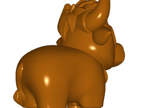 Highlandcow 3D Baskı Modeli