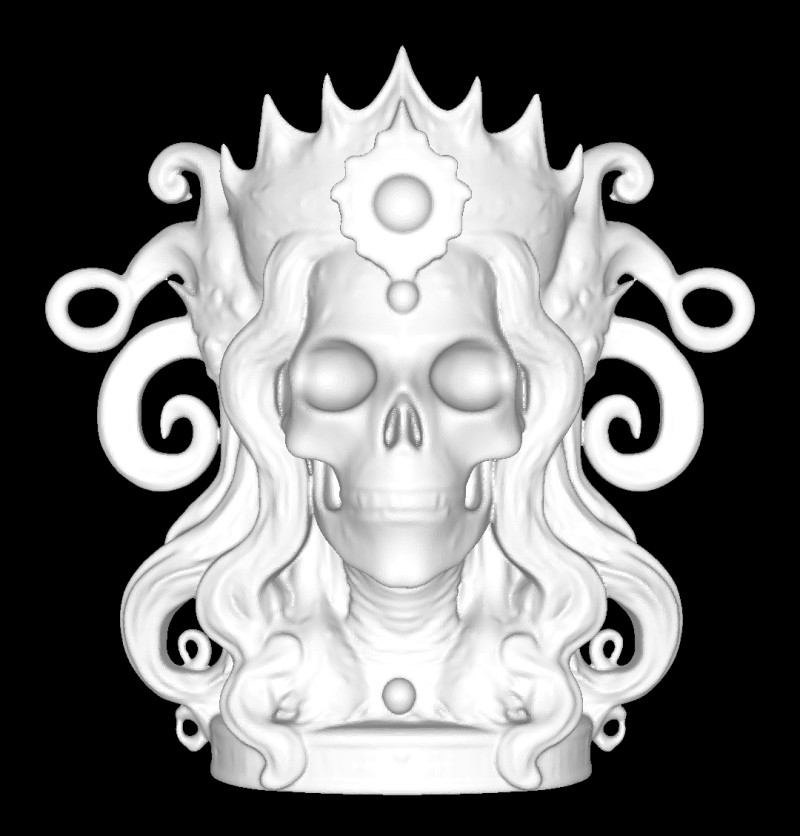Queen of death 3D Принт Модель .c4d .max .obj .3ds .fbx .stl .blend 