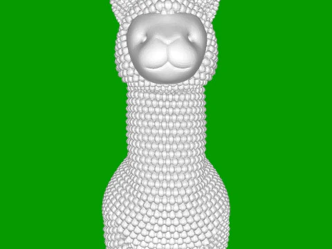 Alpaka 3D Druckmodell