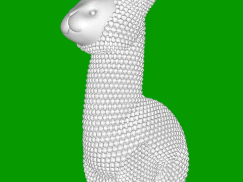 Alpaca 3D Print Model