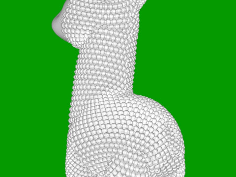 Alpaca 3D 打印模型