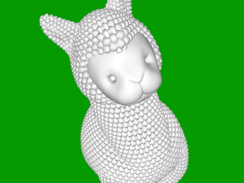Alpaca 3D 打印模型