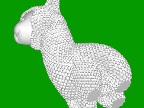 Alpaca 3D 打印模型