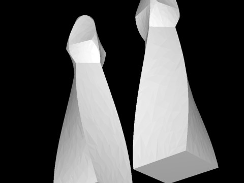 Forma Chess Set with Box Model do druku 3D