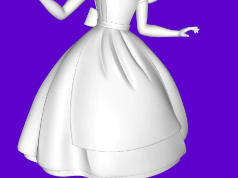 Alice in Wonderland 3D Print Model