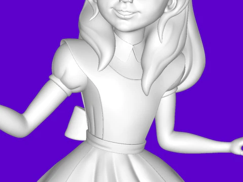 Alice in Wonderland 3D Print Model