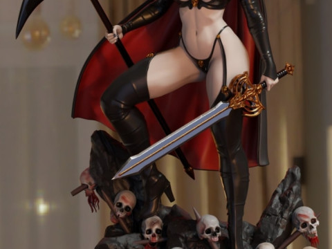 Lady Death 3D Print Model