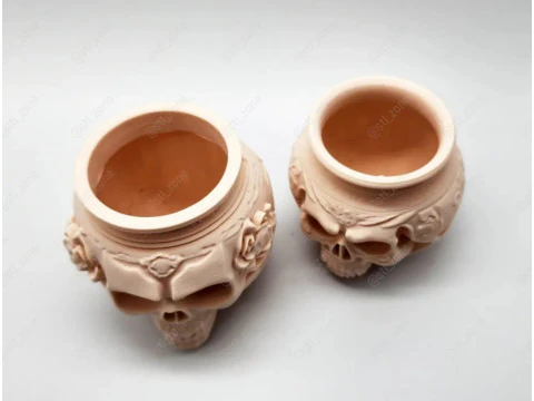 Skull Amphora 3D Print Model