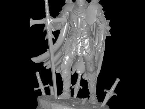 Black Knight 3Dプリントモデル